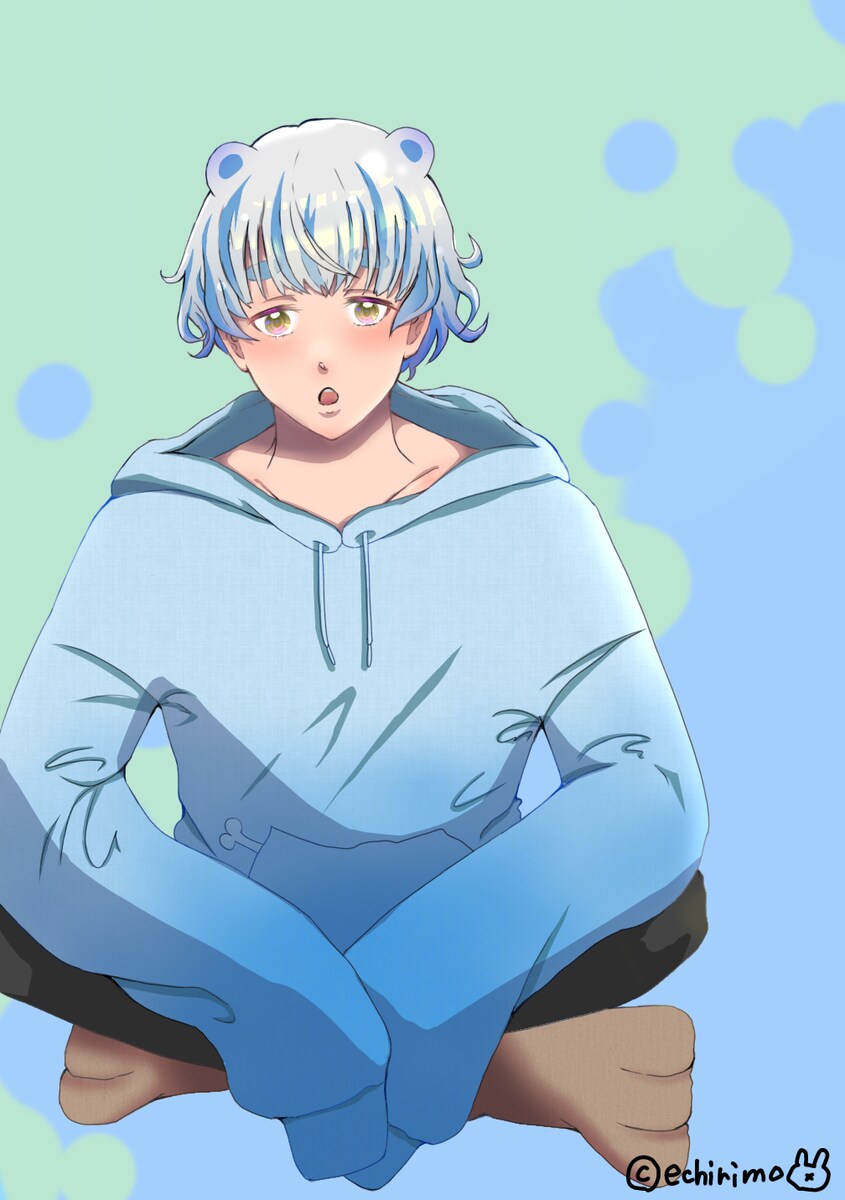 キャラクター等身一枚イラスト
