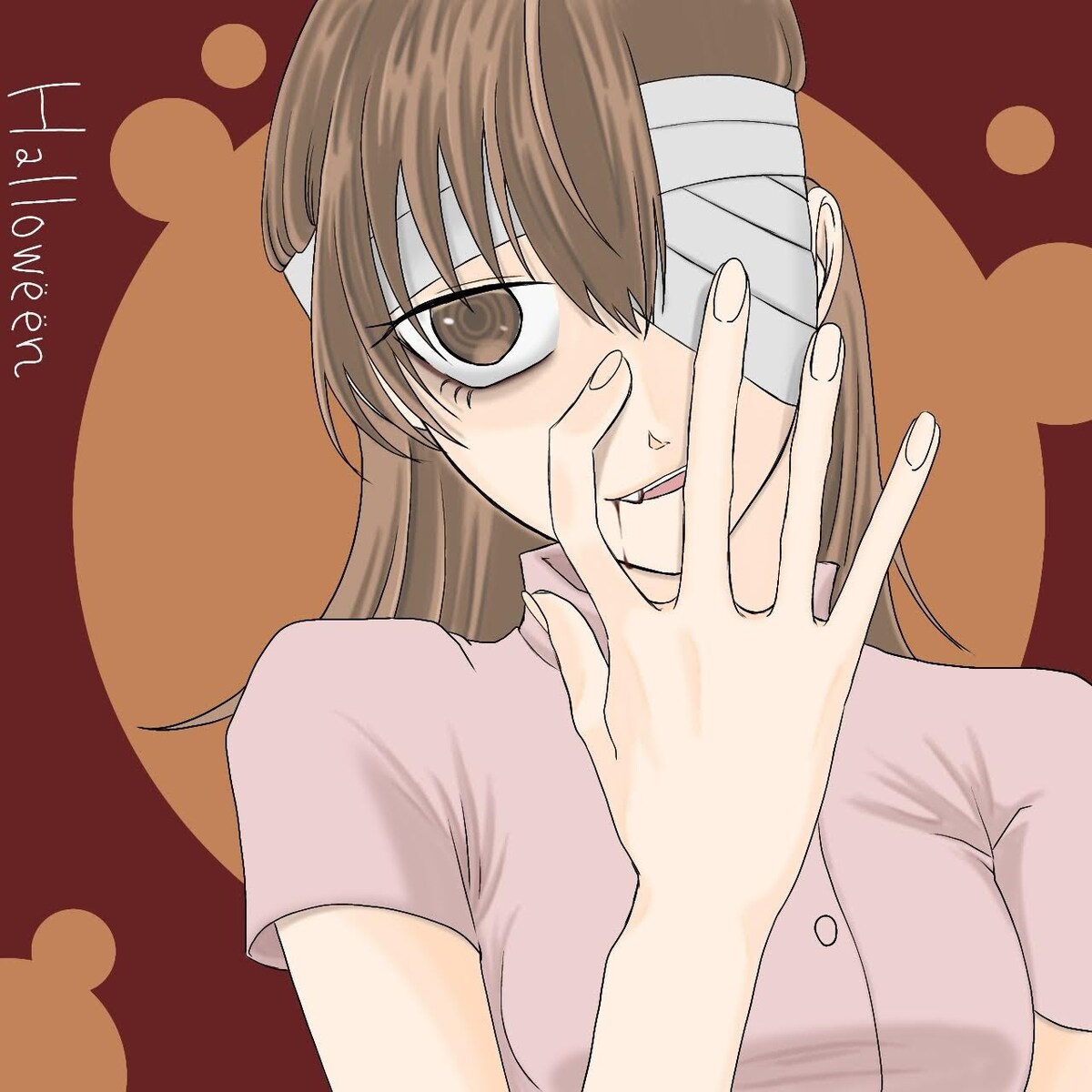 ハロウィン版権イラスト