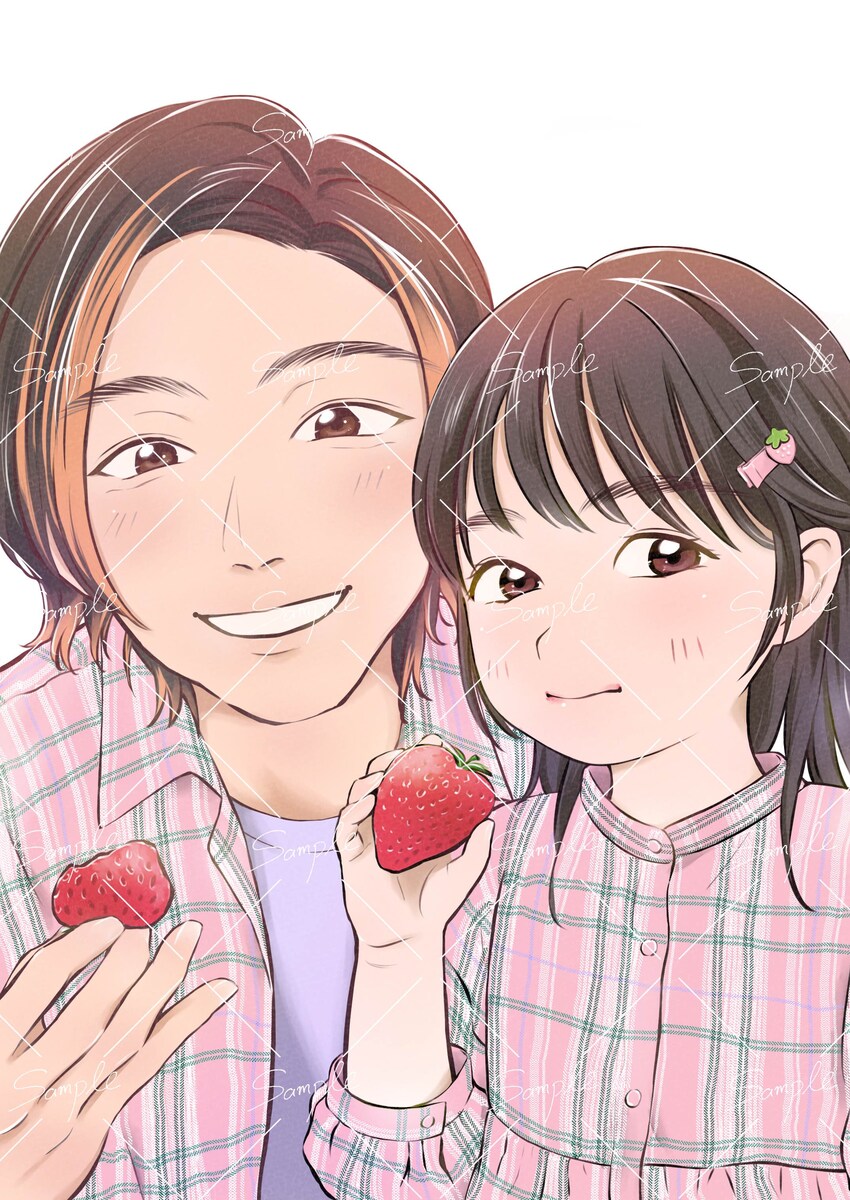 似顔絵(アニメ風)