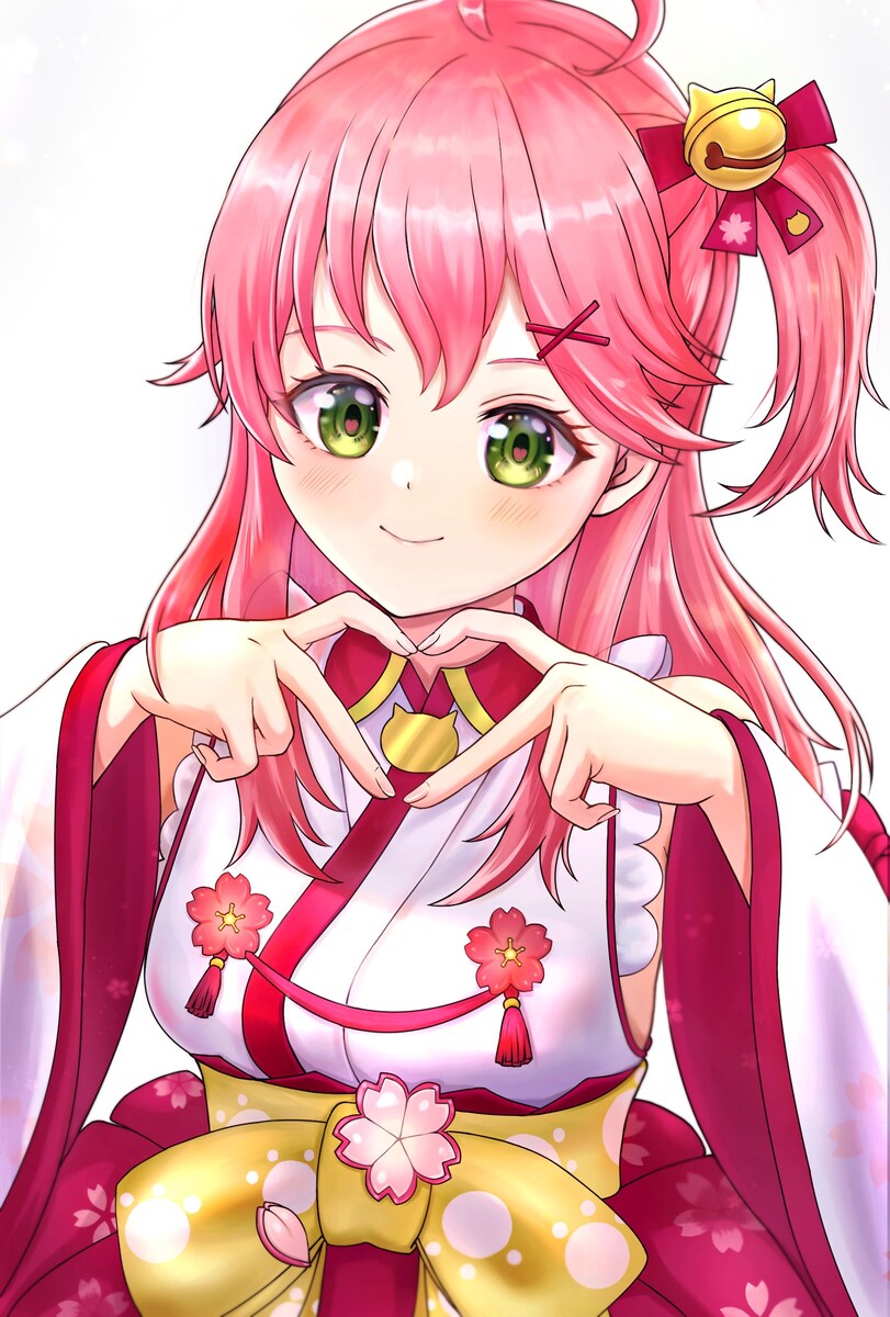 ホロライブVtuber さくらみこ　ファンアート