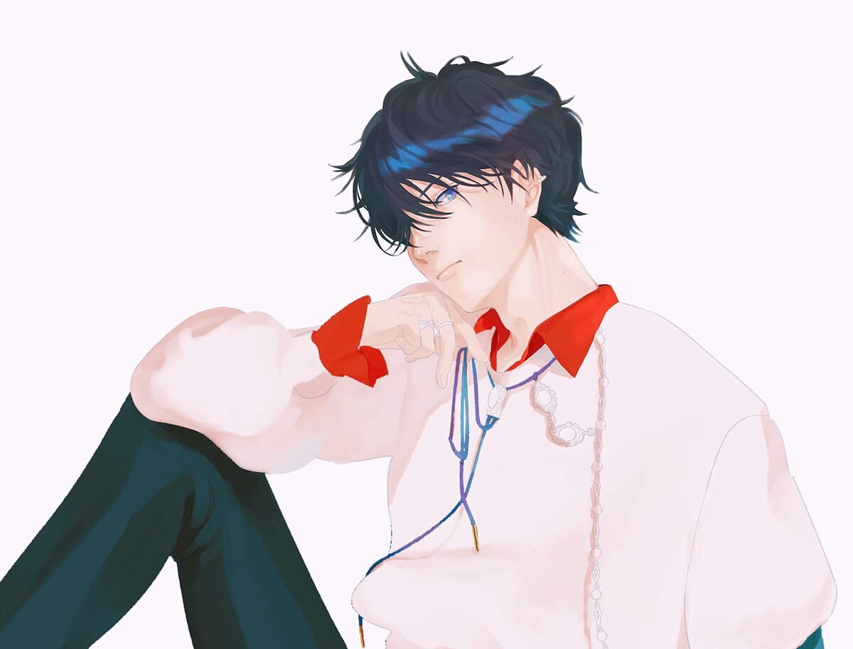 オリジナルキャラクターの製作中イラスト