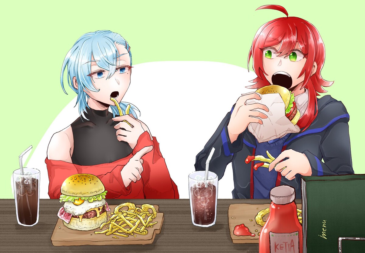 他サイトのご依頼にて描かせて頂きました