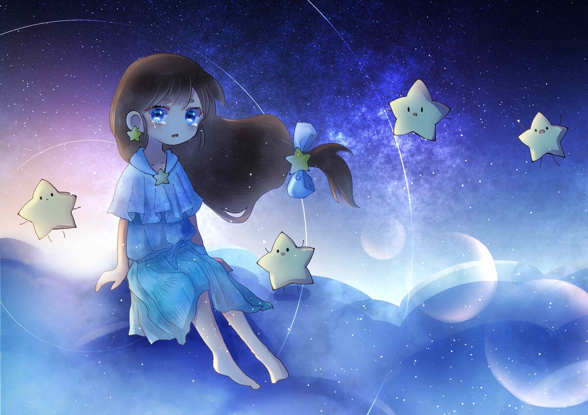  イラスト/女の子とにわとりのイラスト