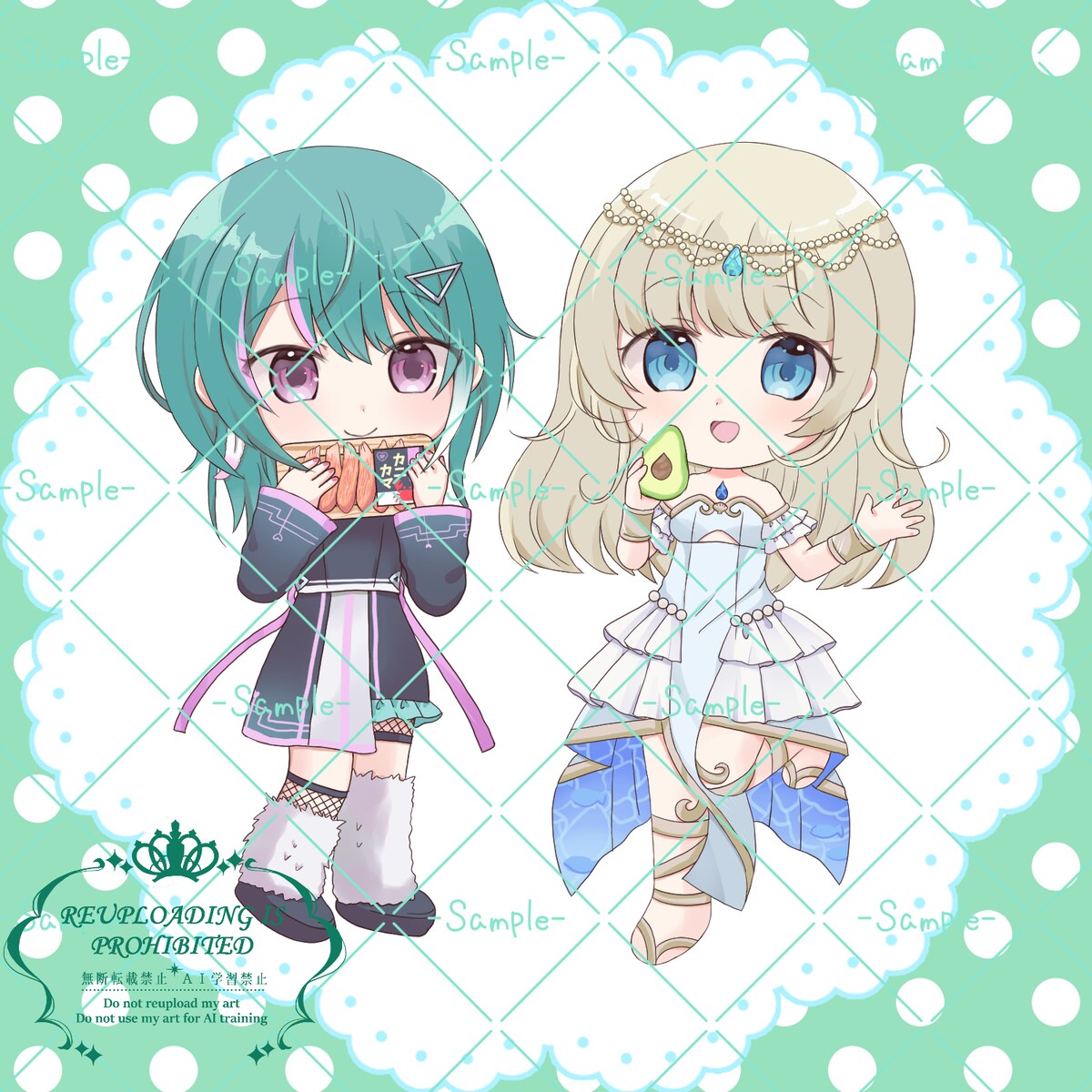 SDペアイラスト作成
