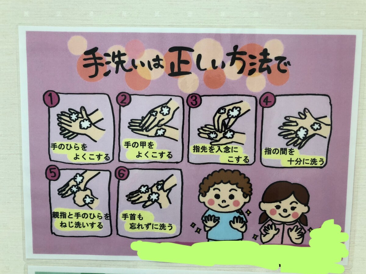 手指衛生ポスター