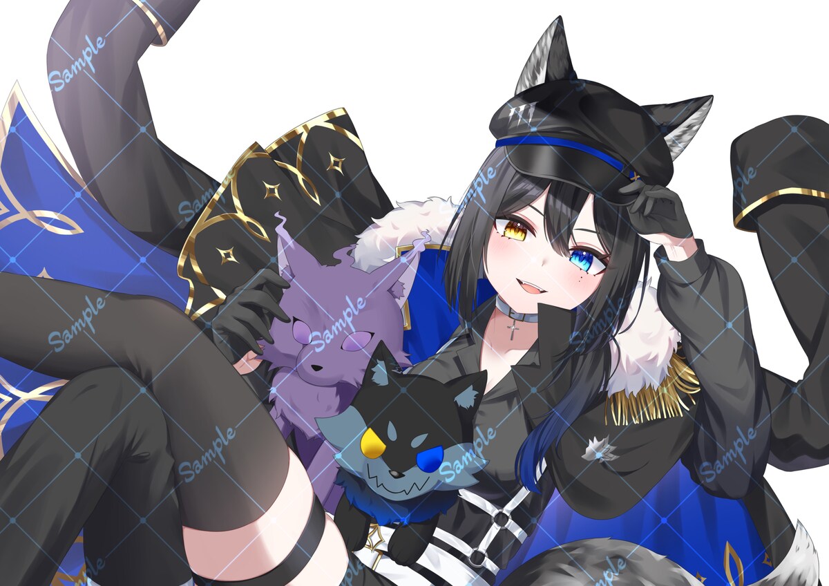 IRIAMライバー様周年記念イラスト