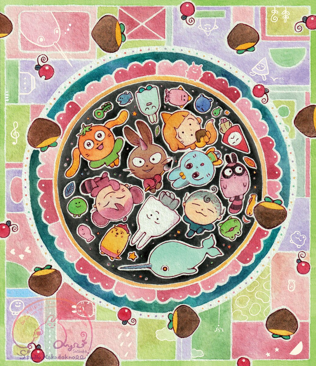パズル誌イラスト