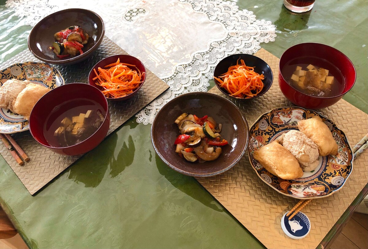自宅お料理教室　個人レッスンの様子