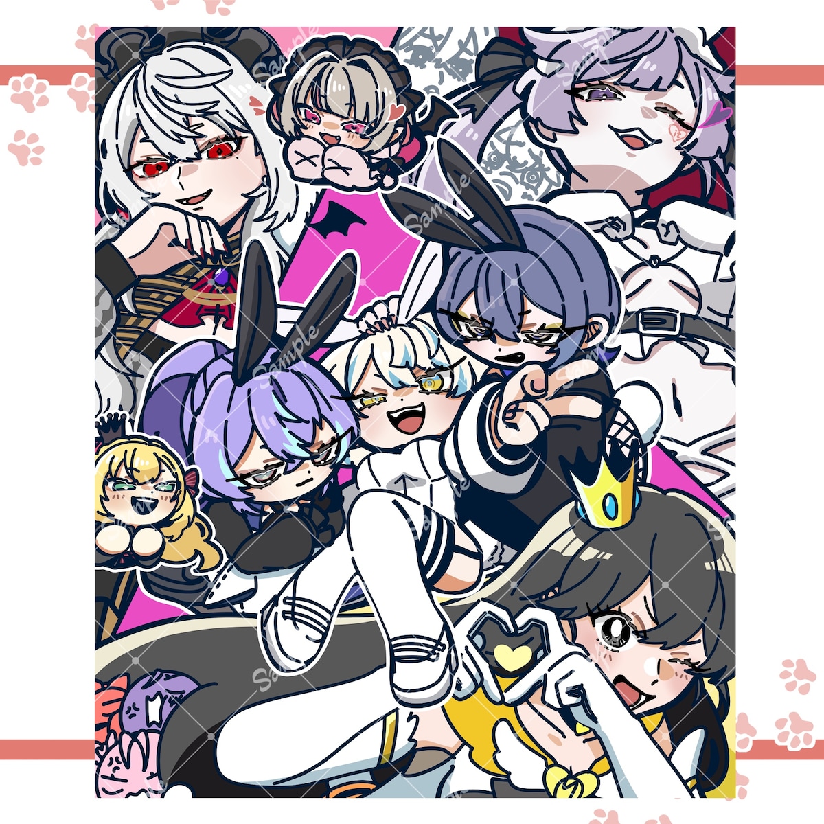 イラストサンプル(※ファンアート)