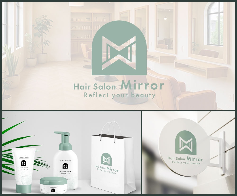 Hair Salon Mirror様　ロゴ制作