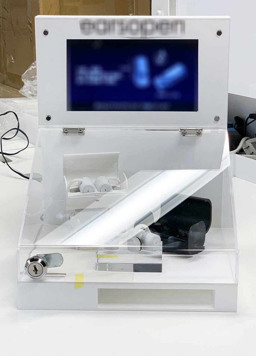 家電量販店設置モニター什器