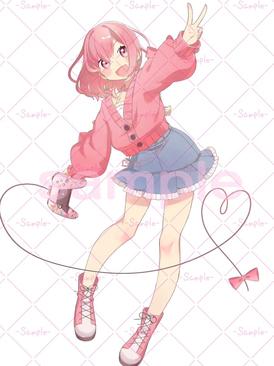 Vtuber キービジュアルイラスト
