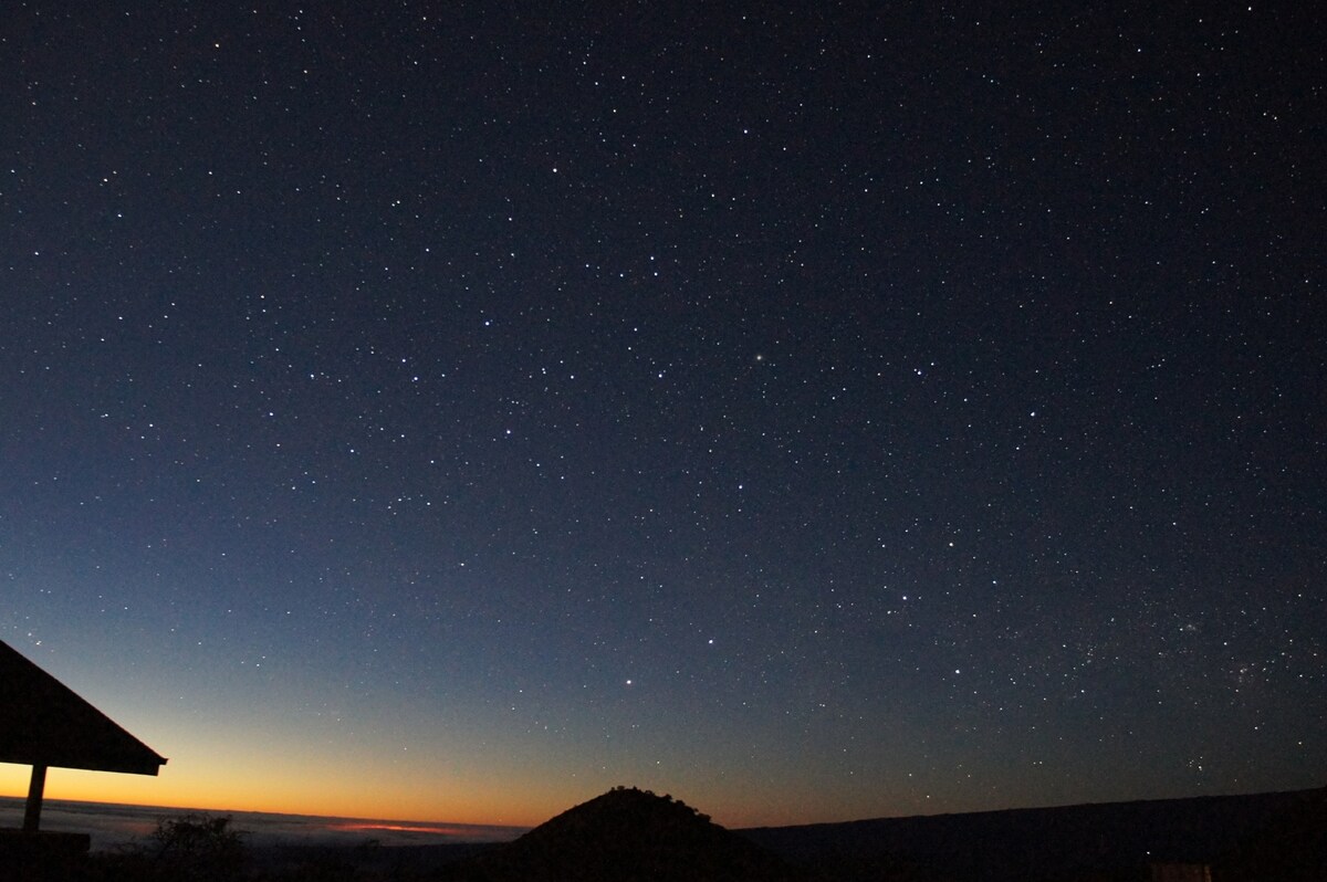 夜空に輝く星がアナタを見ています。