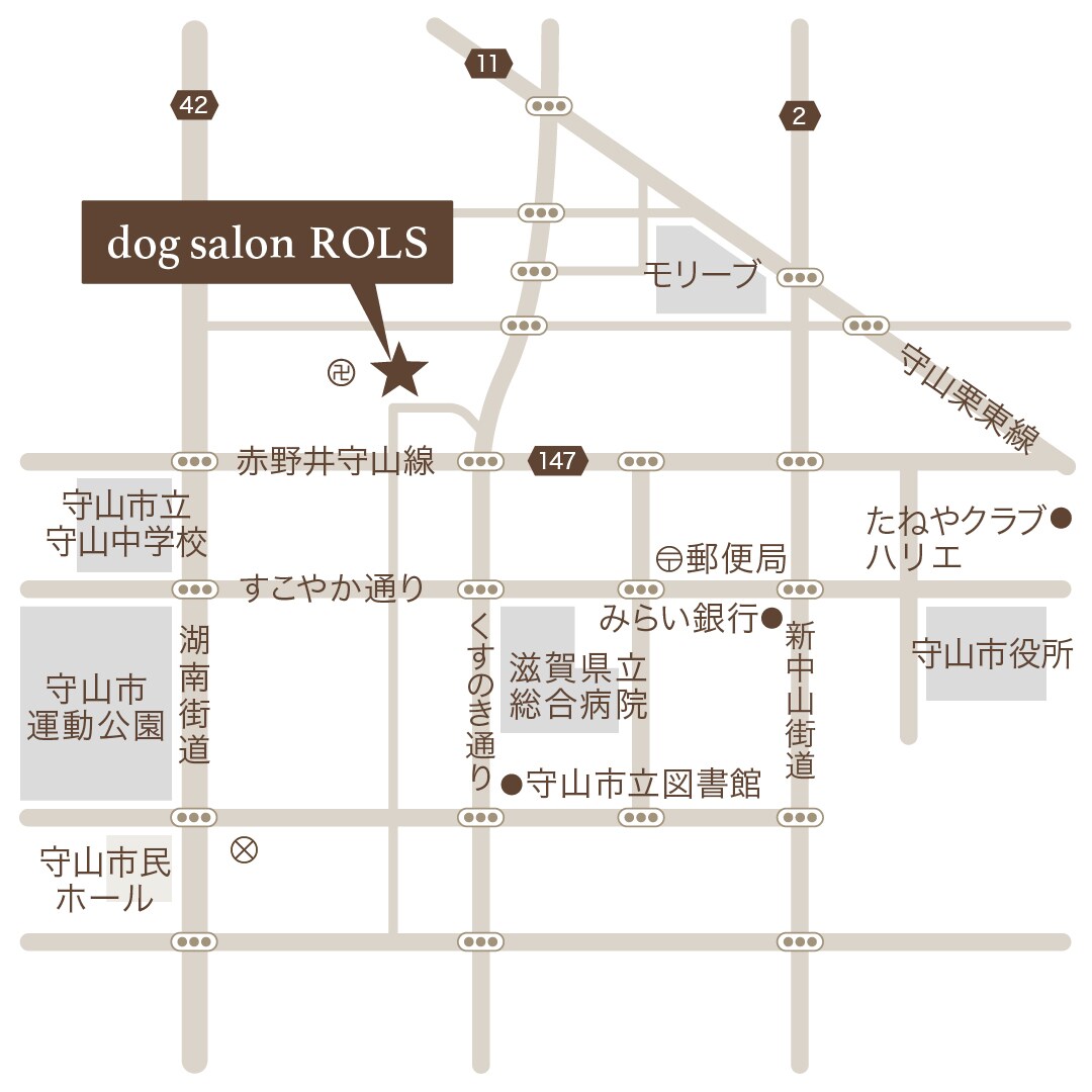 dogsalon ROLS 様の地図制作