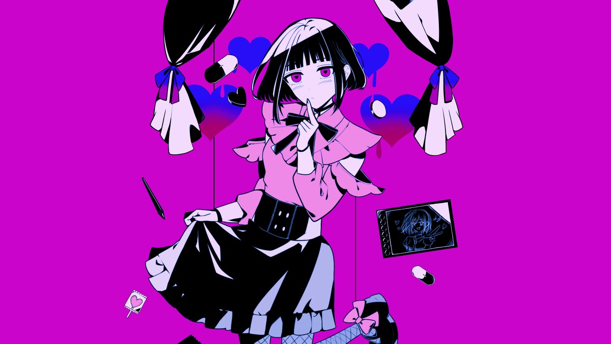 歌ってみたのイラスト