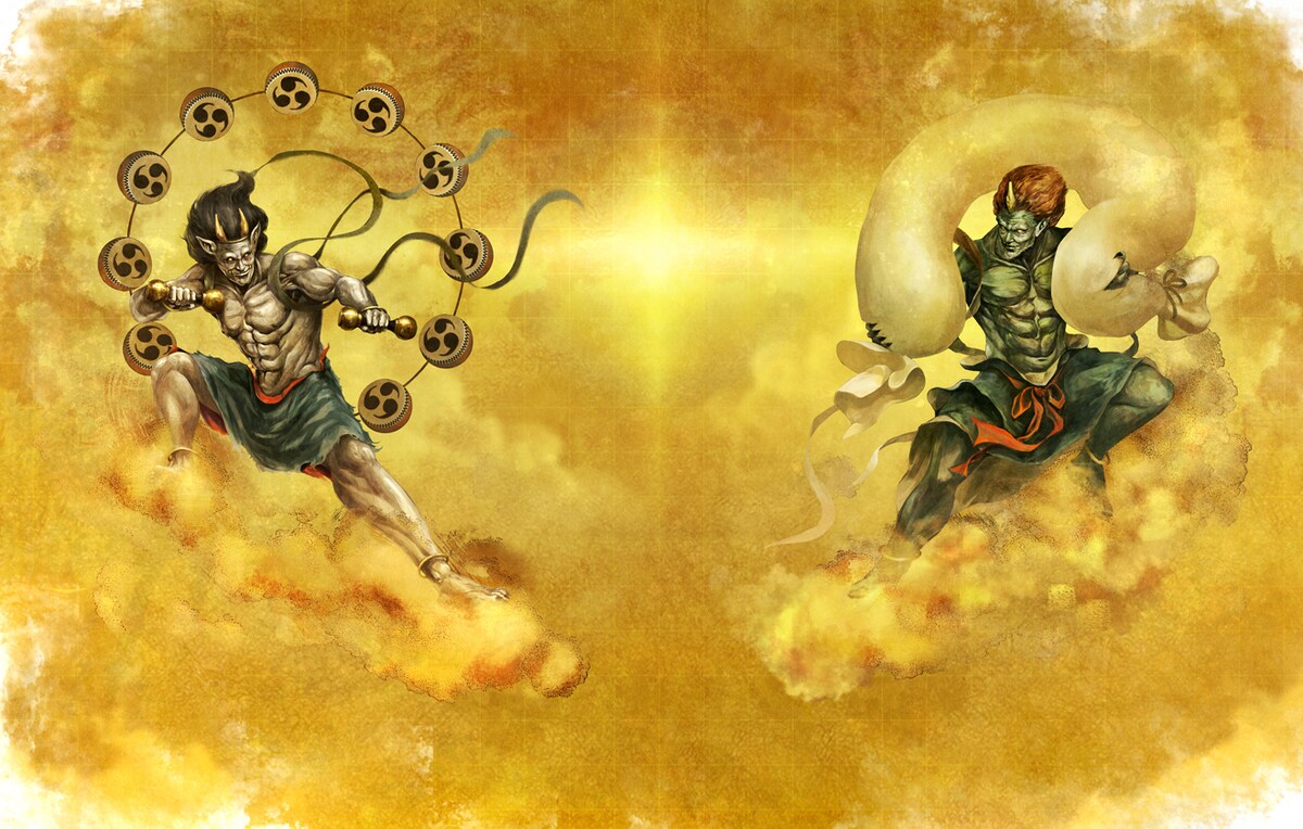 風神雷神図