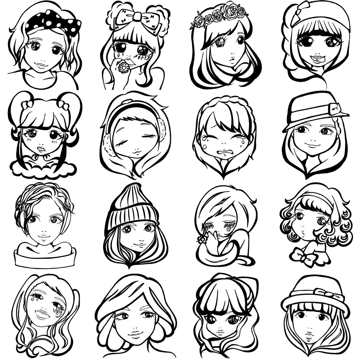 写真から似顔絵の作成