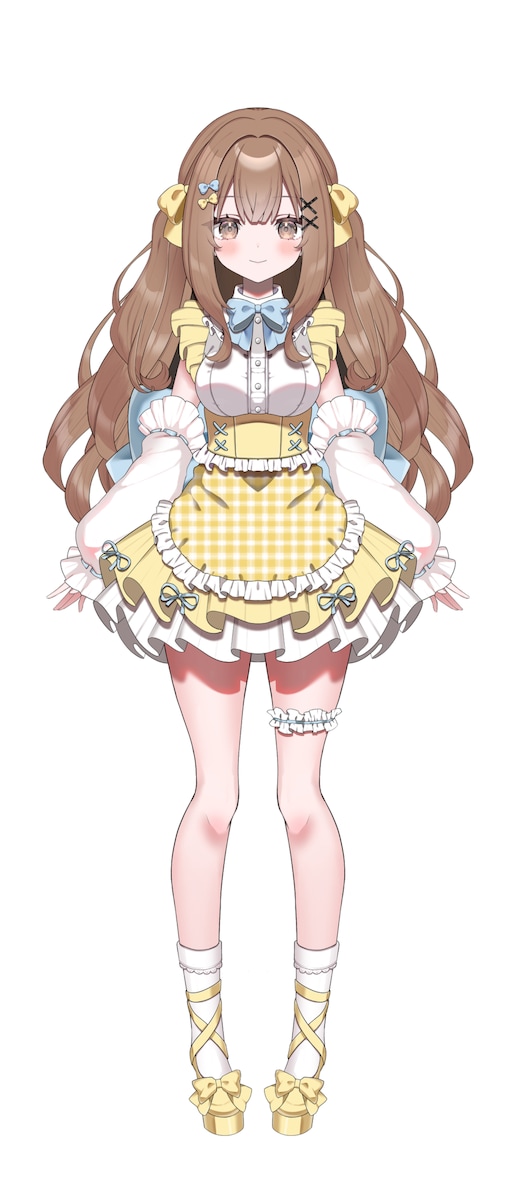 Vtuber用パーツ分けイラスト