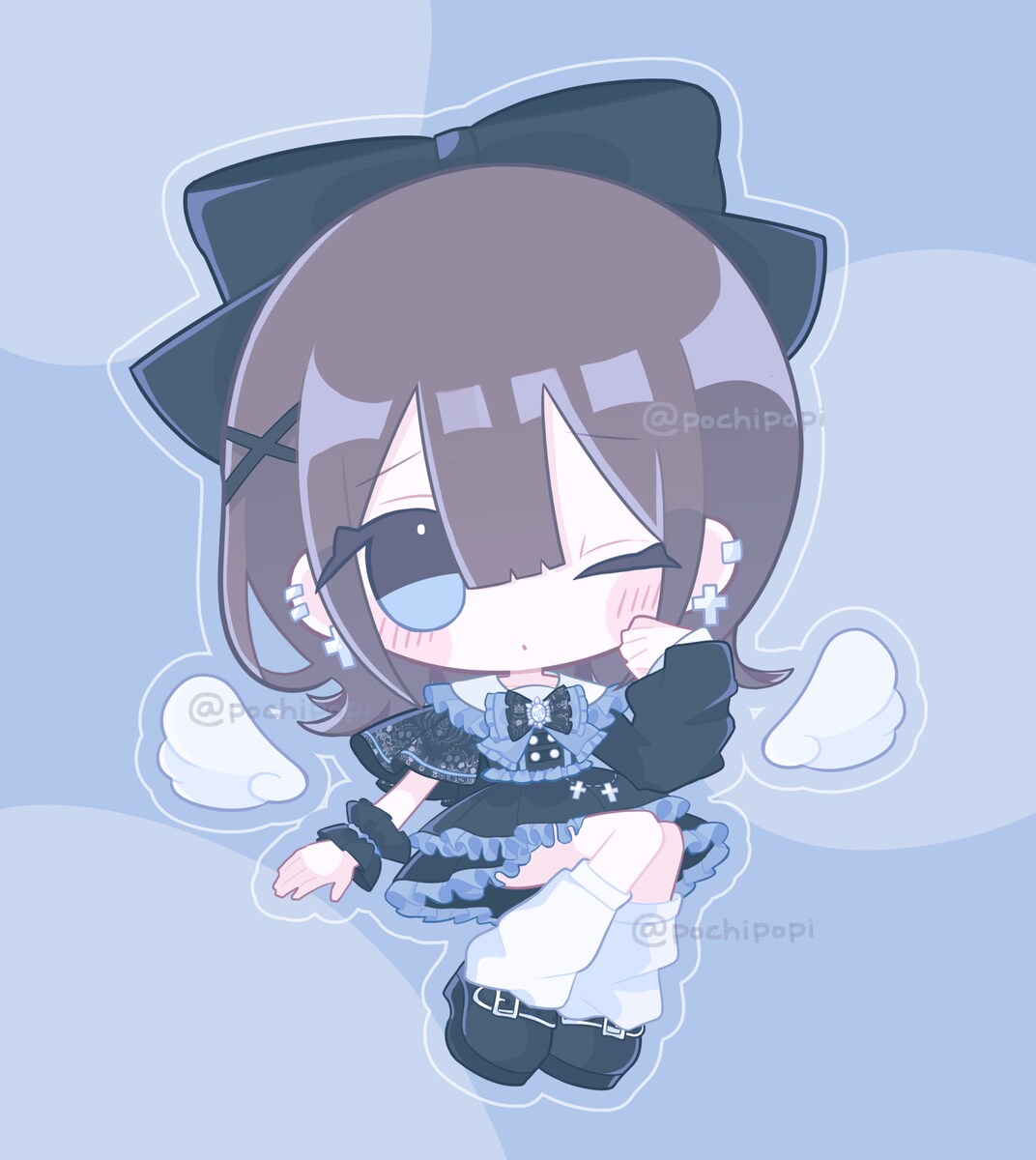 JUGSMAFIA　まり・ちゃ様／生誕祭アクキー用イラスト