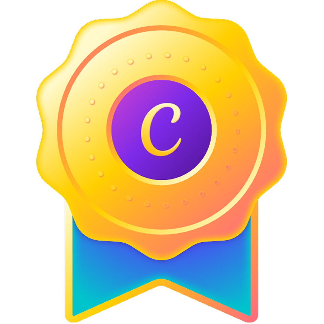 Canva公式デザインスクール修了バッジ
