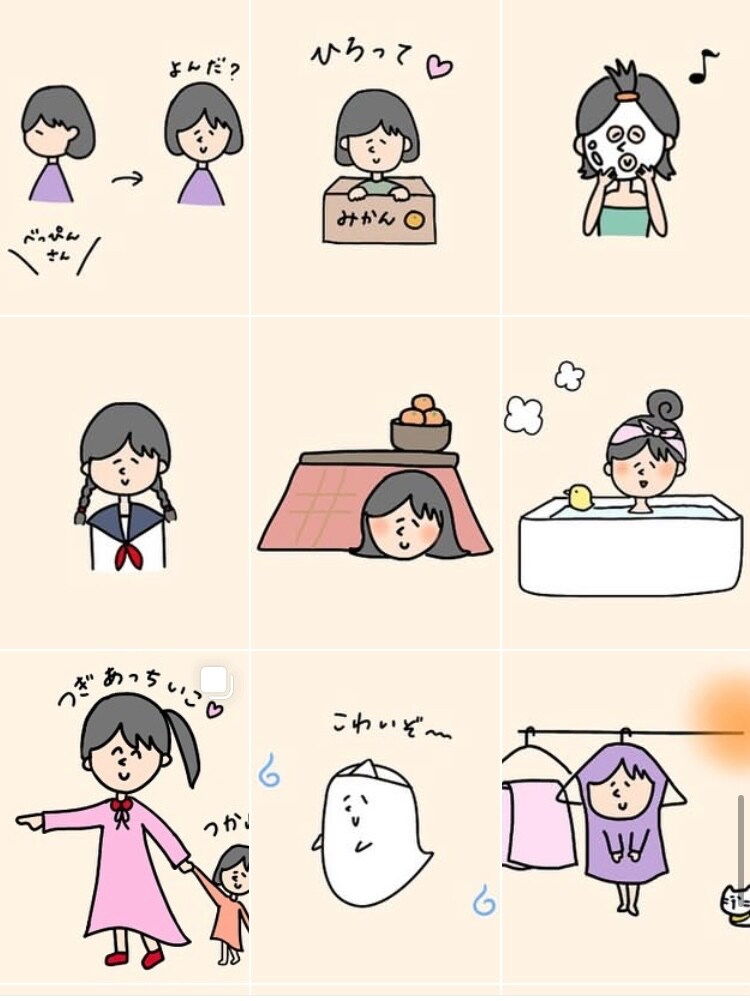 Instagramで投稿したイラスト2