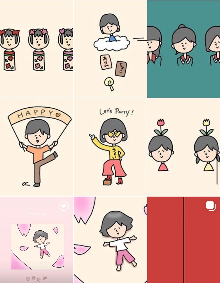 Instagramで投稿したイラスト5