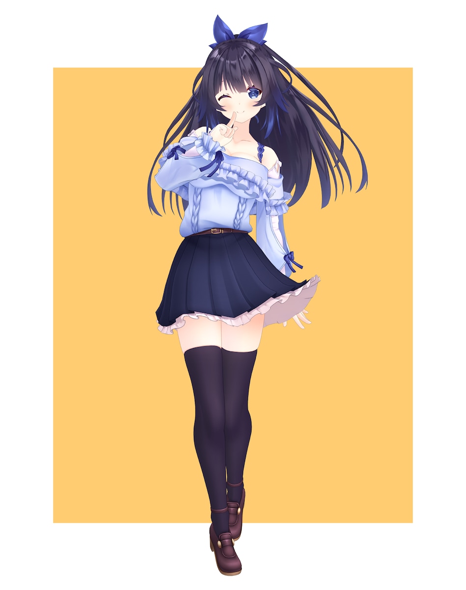Vtuber 遊蔵コウ様　フルスクラッチ3Dモデル制作