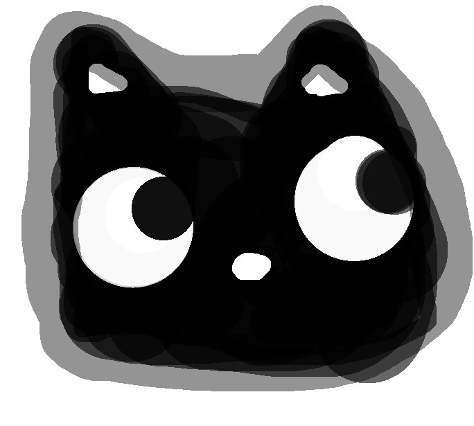 キャラクター　くろねこ