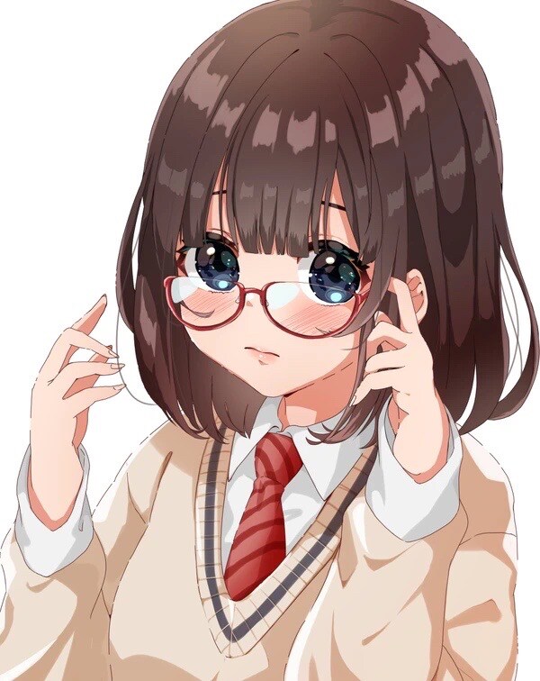 メガネ女子