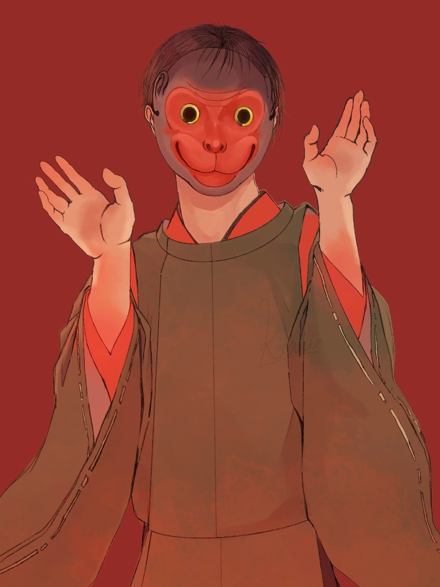 自主制作 猿面