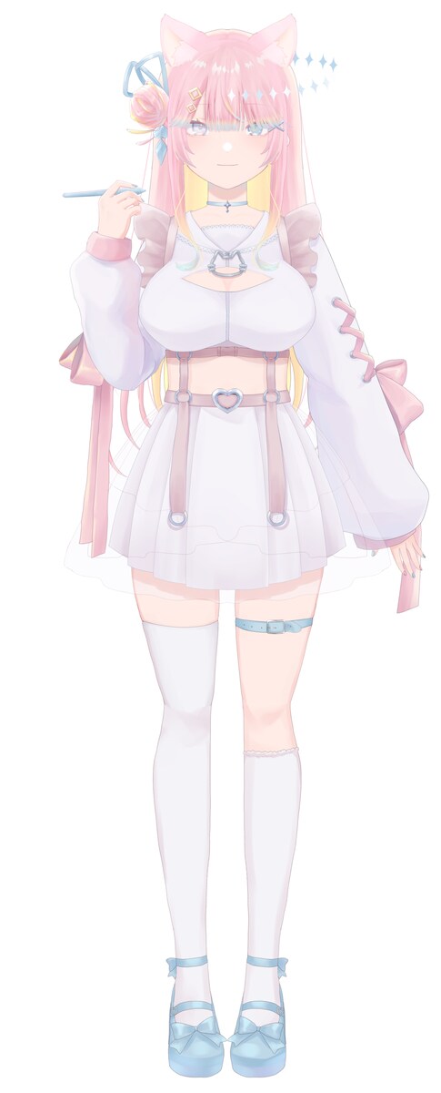 柚葉きしVTuber立ち絵