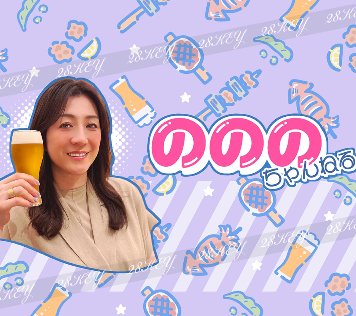【野々村友紀子】様『のののちゃんねる』バナー＆アイコンを担当