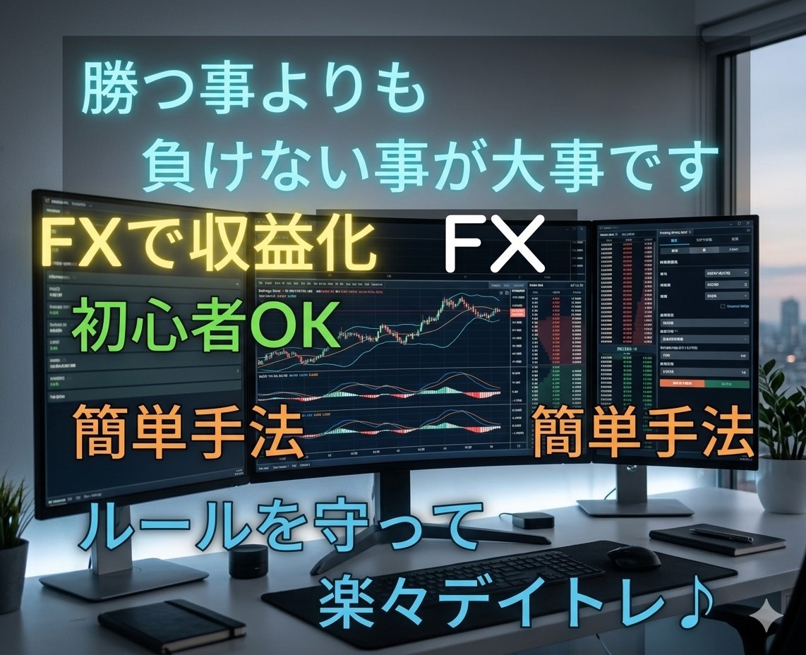 月間収益★オリジナル手法とルール教えます