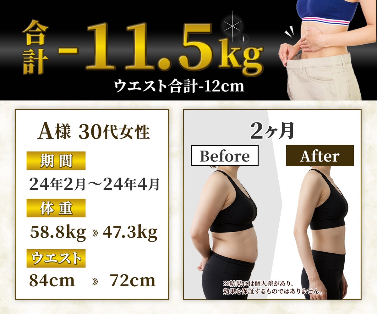ダイエットサポート実績