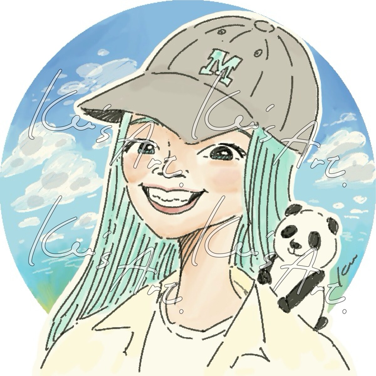 似顔絵・アイコンイラスト①