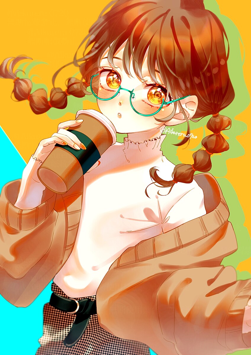 金木犀イメージ女の子 | アイクレルさん(イラストレイター)のポートフォリオ | ココナラ