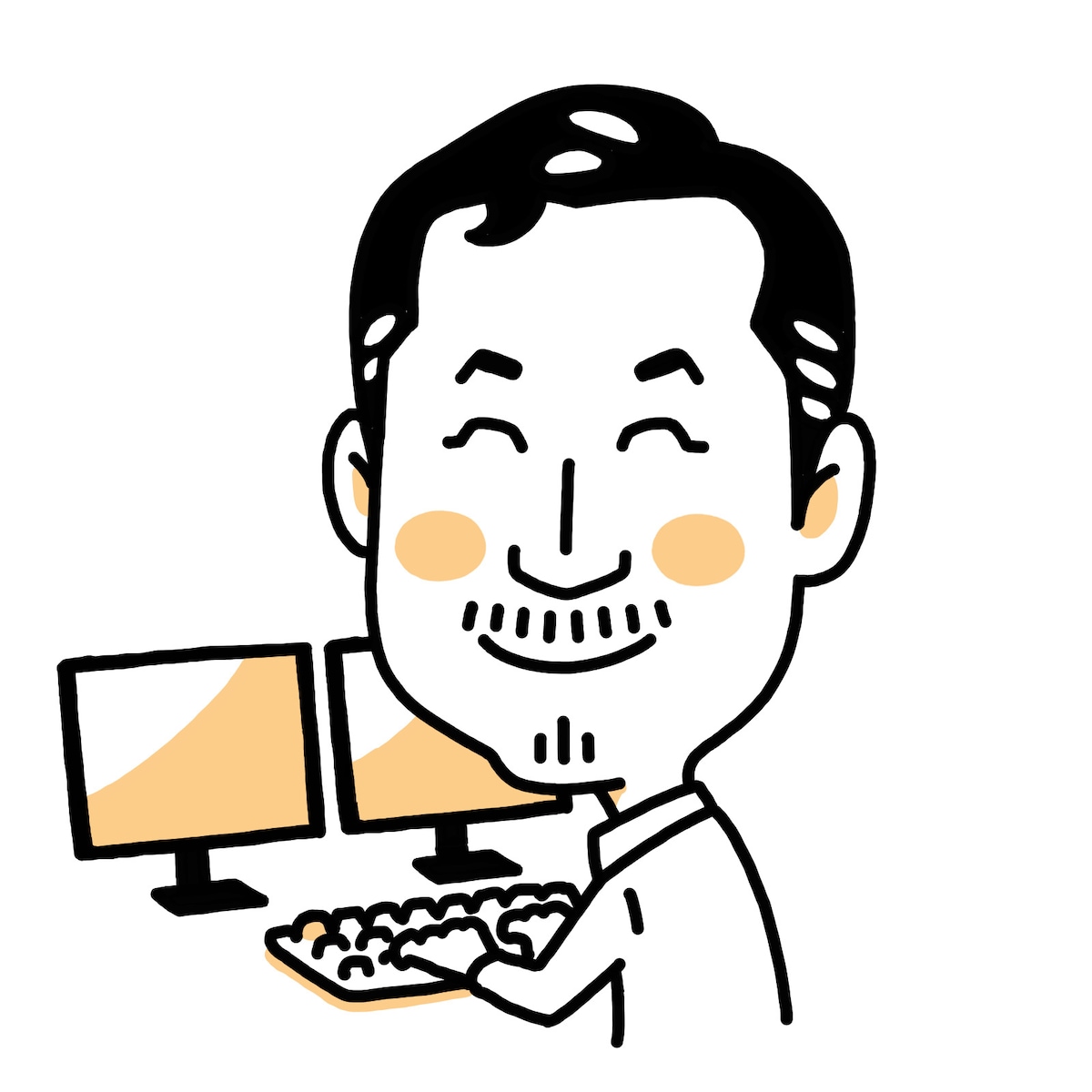 キャラクターみたいなかわいい似顔絵！SNSのアイコンに！