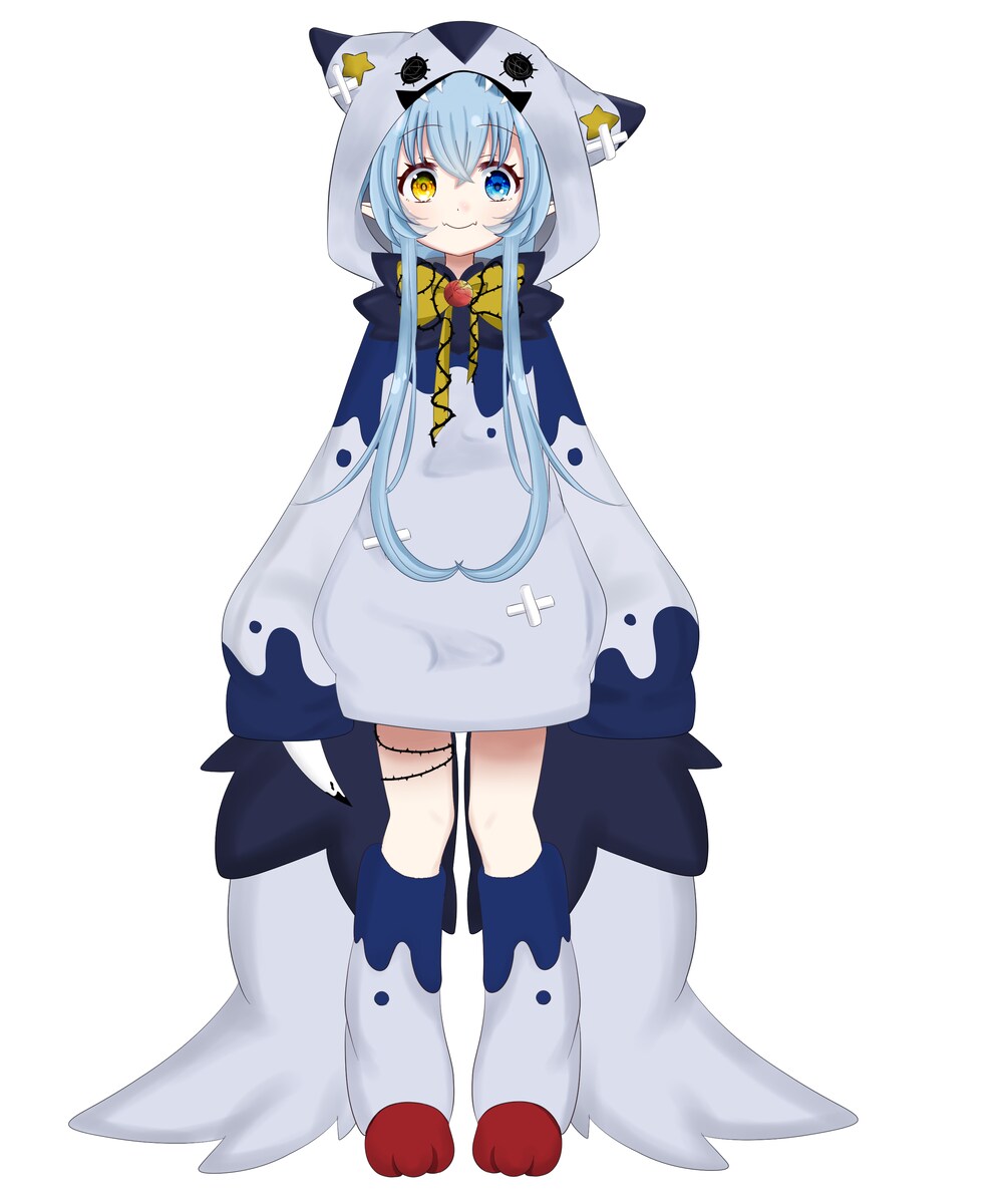 VTuberパーツ分けモデル