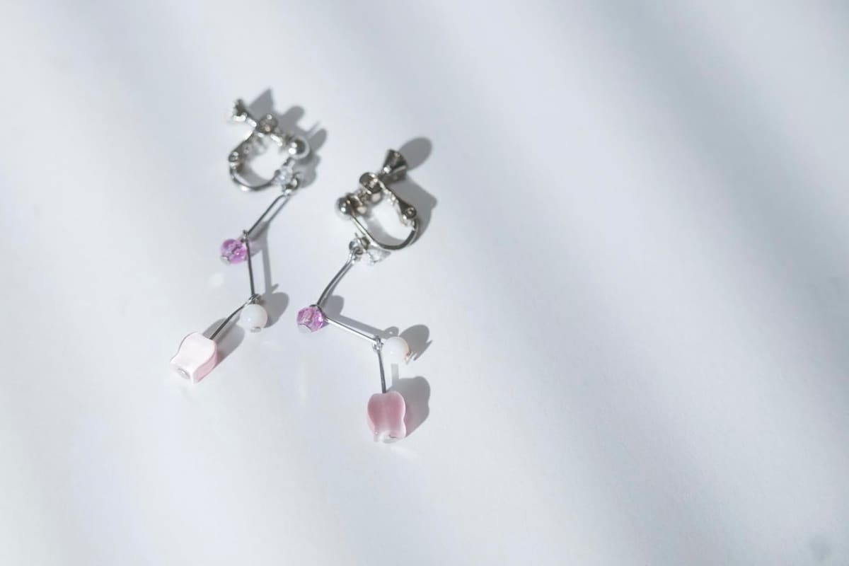カラーストーンのアクセサリー撮影