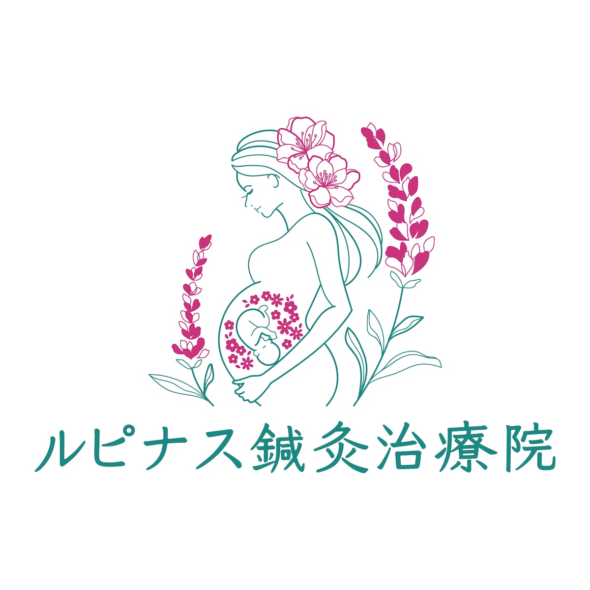 【125】女性専門鍼灸院様のロゴデザイン