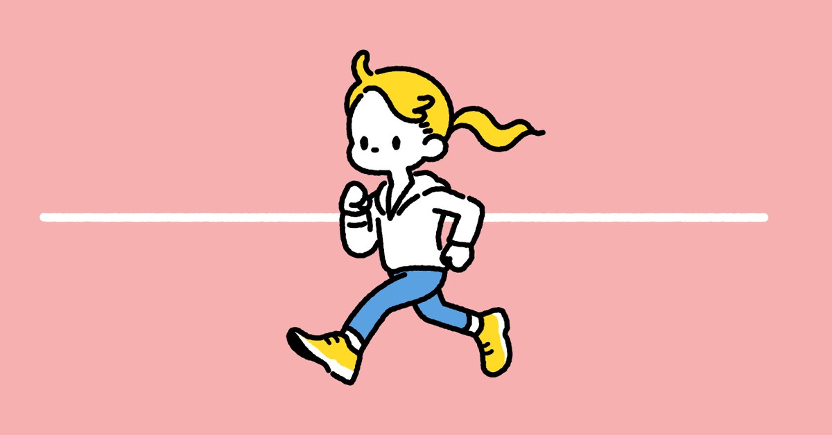 ランニング少女