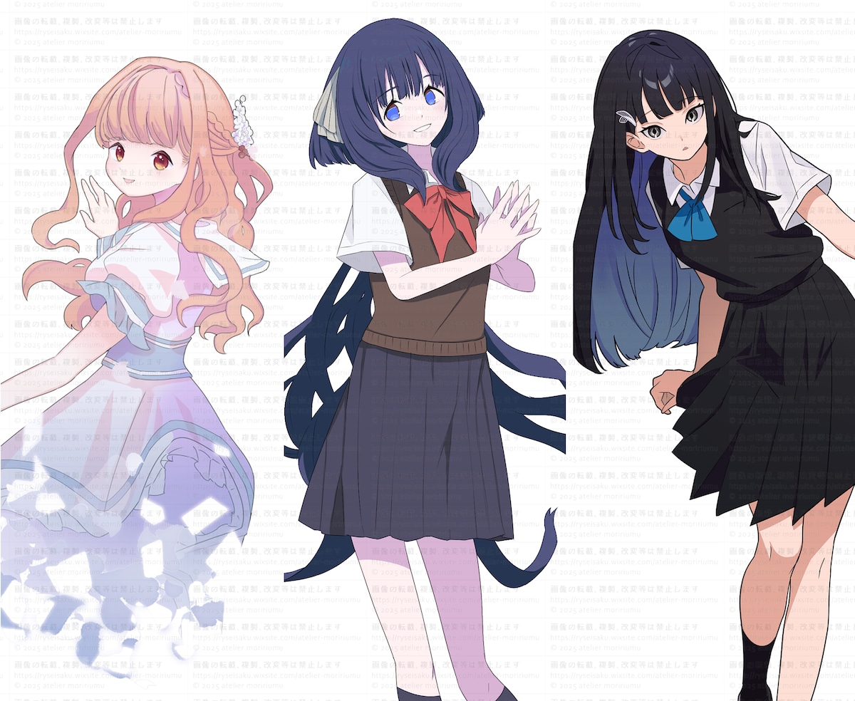 アニメ塗りサンプル