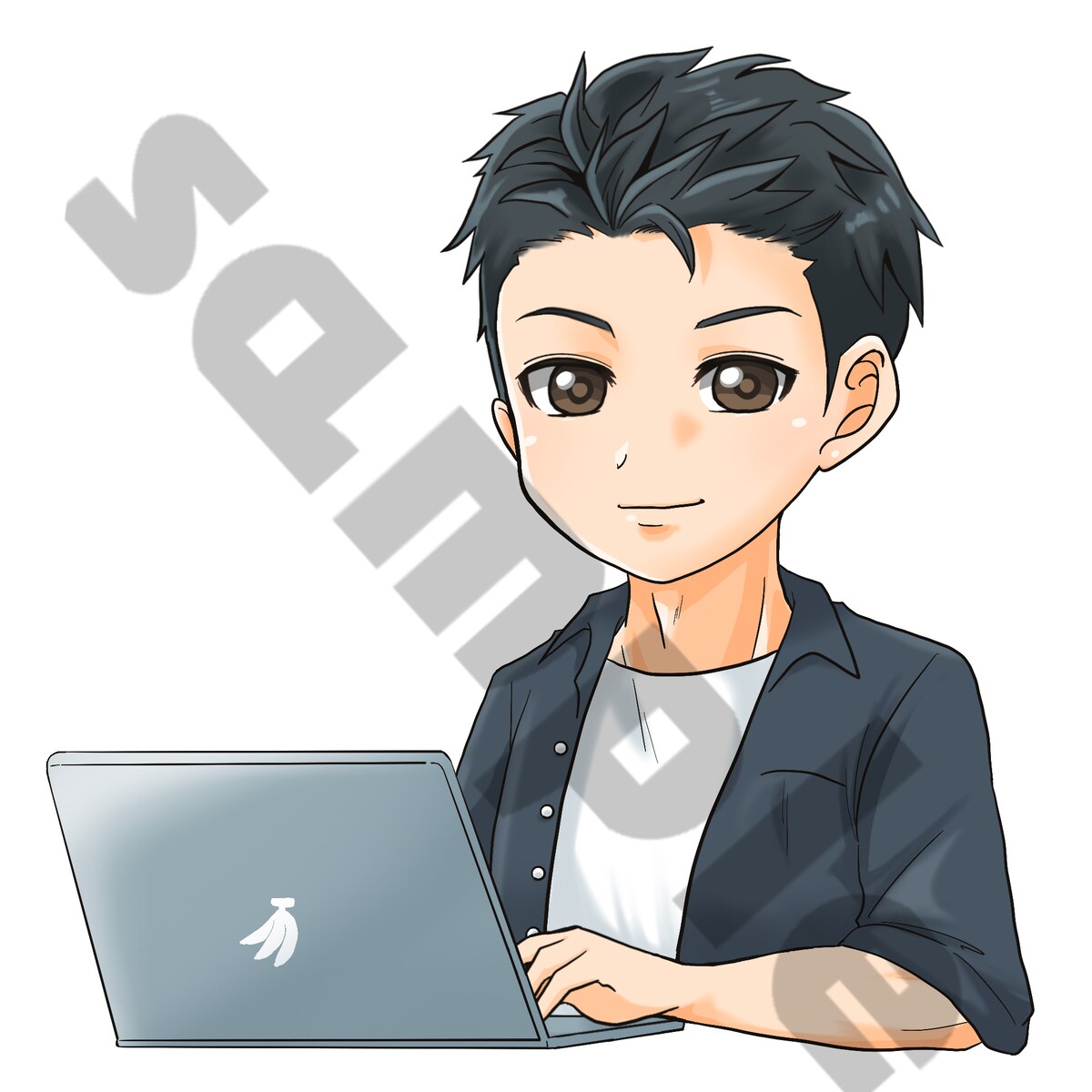 SNS向けアイコンイラスト