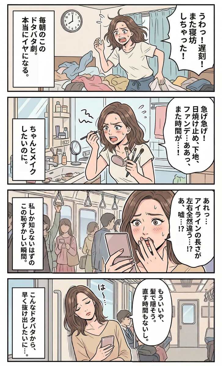 時短コスメ用漫画記事