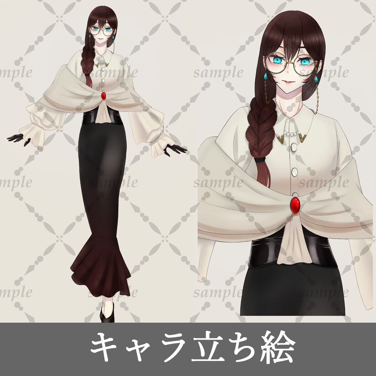 装飾系キャラクターイラスト作品集