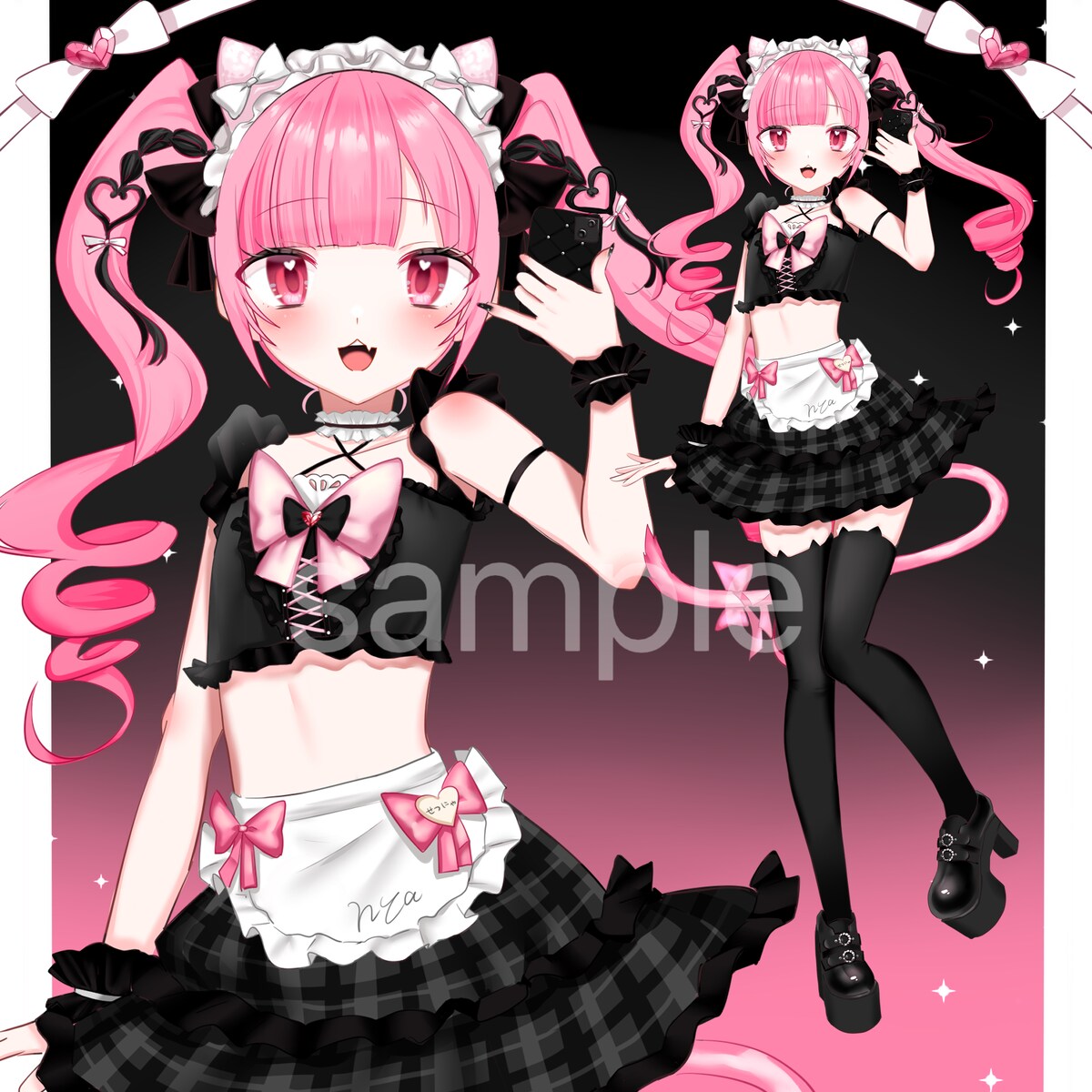 IRIAM対応立ち絵イラスト