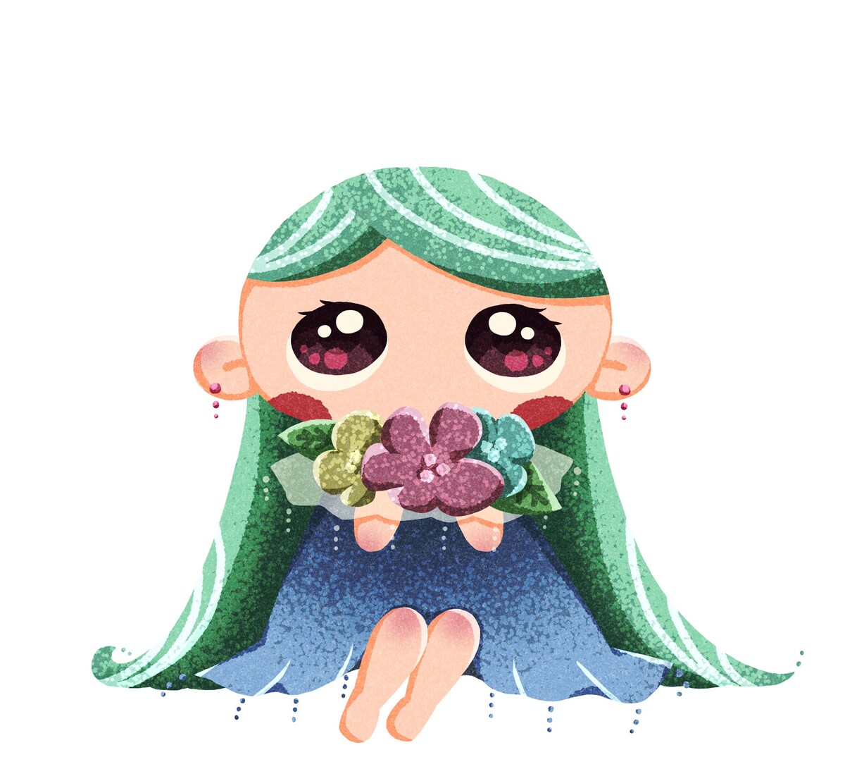 お花とわたし