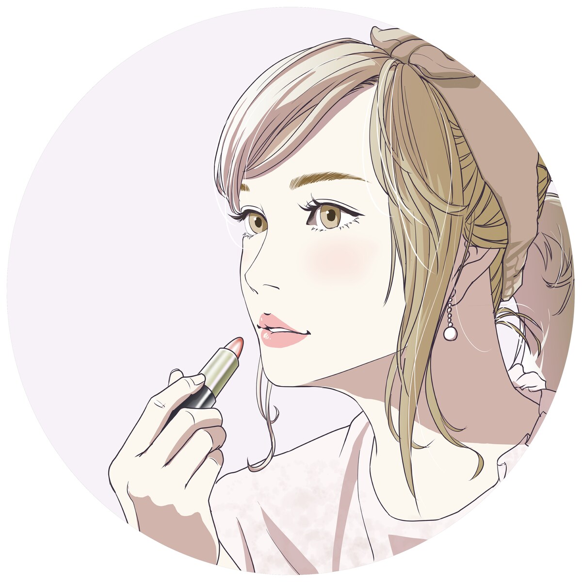 くすみカラーを活かしたおしゃれアイコン