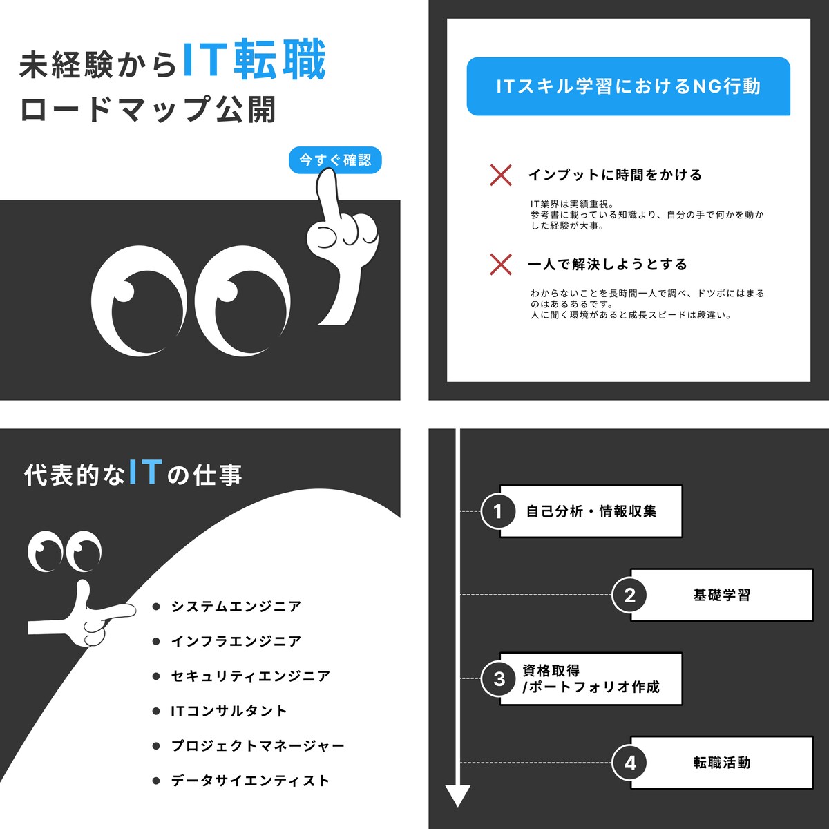 Instagram 投稿用画像デザイン例_IT系