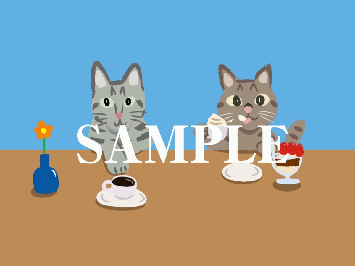 ペットイラスト作成